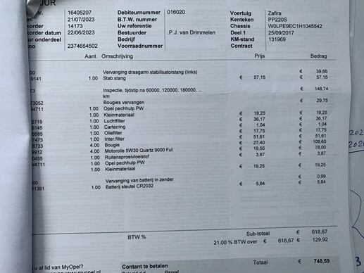 Opel Zafira - Afbeelding 18 van 29