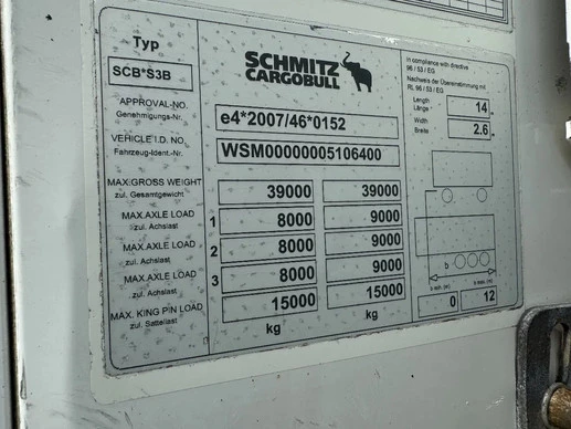 Schmitz Cargobull  - Afbeelding 10 van 13