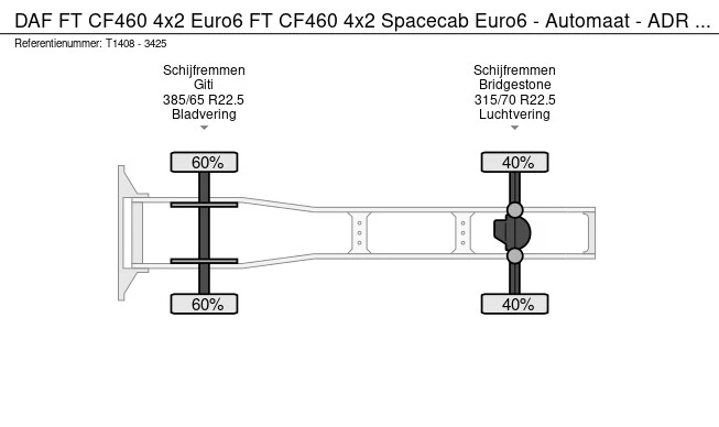 DAF FT CF460 4x2  Euro6 - Afbeelding 25 van 25