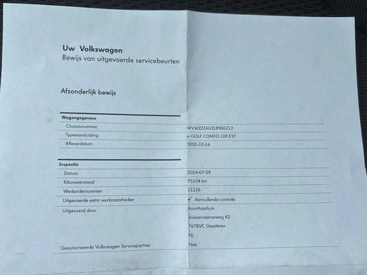 Volkswagen e-Golf - Afbeelding 22 van 23