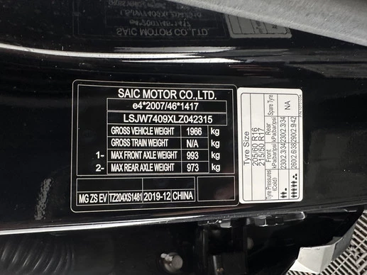 MG ZS EV - Afbeelding 29 van 30