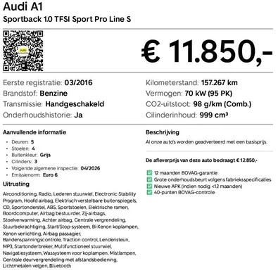 Audi A1 Sportback - Afbeelding 26 van 26