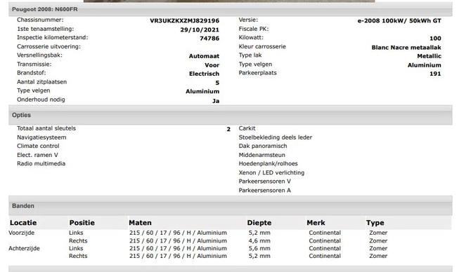 Peugeot e-2008 - Afbeelding 8 van 10
