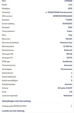 Citroën ë-C4 X - Afbeelding 12 van 16