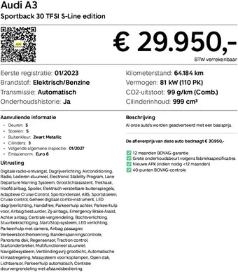 Audi A3 - Afbeelding 30 van 30