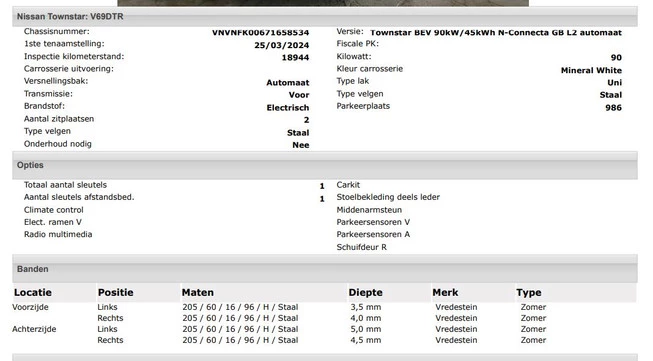 Nissan Townstar - Afbeelding 15 van 30